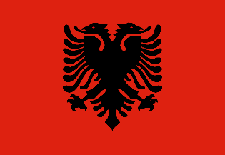 Nationalflagge, Albanien