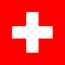 Nationalflagge, die Schweiz
