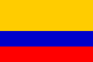Land Flagge Kolumbien