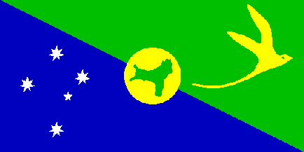 Nationalflagge, Weihnachtsinsel
