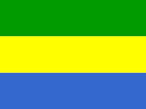 Nationalflagge, Gabon