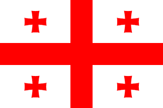 Nationalflagge, Georgien