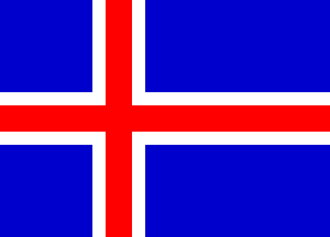 Nationalflagge, Island