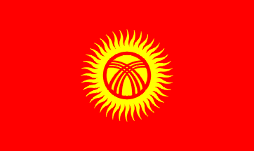Nationalflagge, Kirgisien