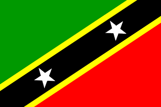 Nationalflagge, Saint Kitts und Nevis