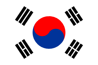 Nationalflagge, Südkorea
