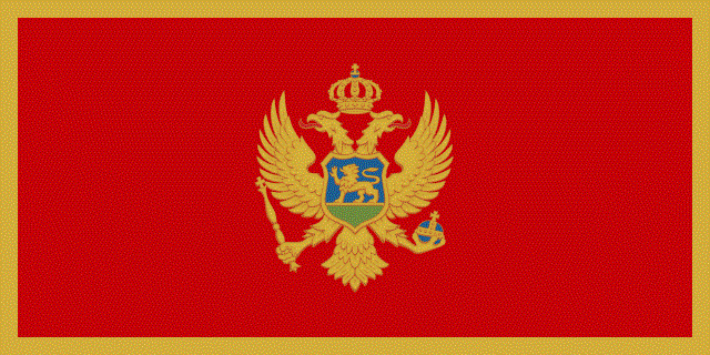 Nationalflagge, Montenegro