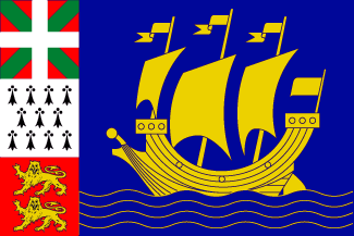 Nationalflagge, Saint Pierre und Miquelon