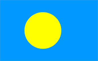 Nationalflagge, Palau