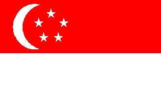 Nationalflagge, Singapur