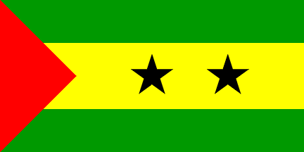 Nationalflagge, Sao Tome und Principe