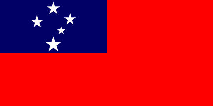 Nationalflagge, Samoa