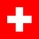 Nationalflagge, die Schweiz